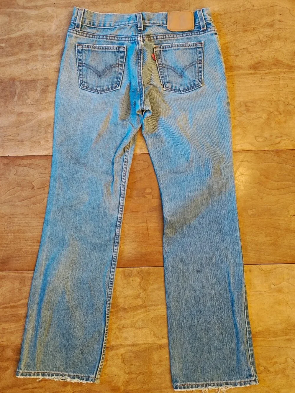 Levi's Premium Denim 518 Superlow 100 percent cotton Made in USA Vintage 2001